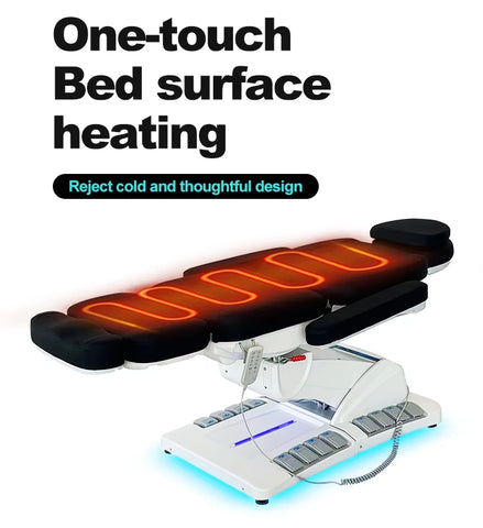 Greenlife Luna3 ±120° Swivel 4 Motors Electric Facial bed Aesthetic Chair with Heating