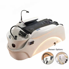 Electric Head Therapy Thai SPA and Shampoo Bed with Ceramic head basin & Massage Function