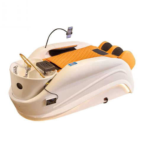 Luxury Electric Head Therapy Thai SPA and Shampoo Bed with Massage Function - GreenLife - Shampoo Unit