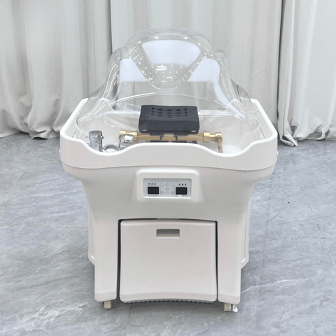 SalonLand Portable Thai Shampoo Basin Sink No Plumbing With 50L Water Tank and 25L Dirty Water Tank - GreenLife - Shampoo Unit