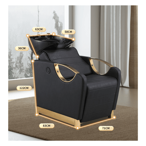 SalonLand Shampoo unit massage Chair Hair Salon Hair for hair back washing - GreenLife - Shampoo Unit