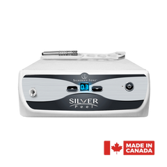 Silhouet tone ® Silver Microdermabrasion & Diamond Peel Dual-Voltage 411421 Crystal-Free Microdermabrasion Device - made in Canada