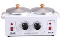 SM - 187 Dual Wax Warmer - Beauty Wax Heater & Accessories, White - GreenLife - Wax Warmer