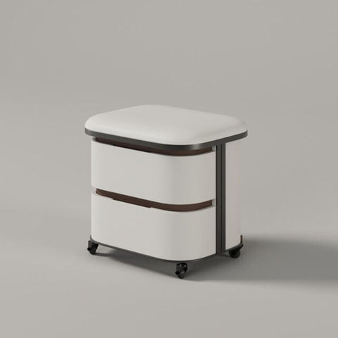 Yoocell Glorall Salon White Stools TR1006 - Greenlife - Stools