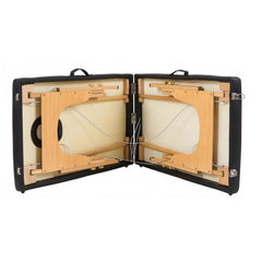 2-Section 4" Wooden Super Stable Portable Massage Table - MTW203 - GreenLife-Portable Massage Table
