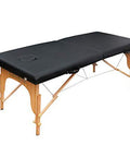 2-Section 4" Wooden Super Stable Portable Massage Table - MTW203 - GreenLife-101203
