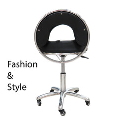 Deluxe Hydraulic Swivel Stool with Backrest - RSWB391/2/3 - GreenLife-Rolling Stool