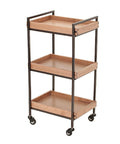 Beauty Wooden Three Shelves Trolley - ST481 - GreenLife-104481