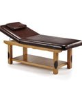Wooden Reclined Stationary Massage SPA Table - GreenLife-Stationary Massage Table