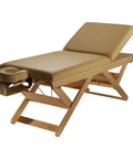 Boast-Tilt Wooden Stationary Massage SPA Table - GreenLife-107411