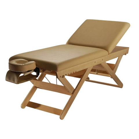 Boast-Tilt Wooden Stationary Massage SPA Table - GreenLife-Stationary Massage Table
