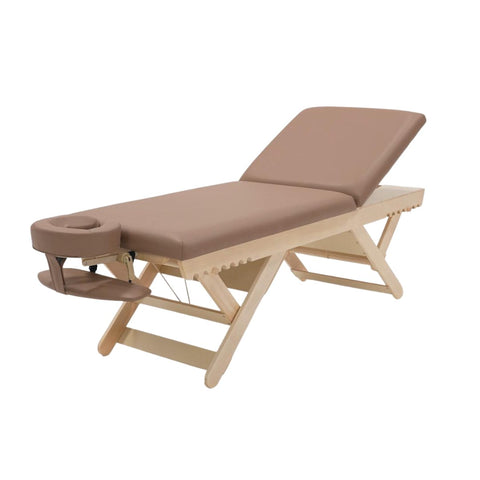 Boast-Tilt Wooden Stationary Massage SPA Table - GreenLife-107412