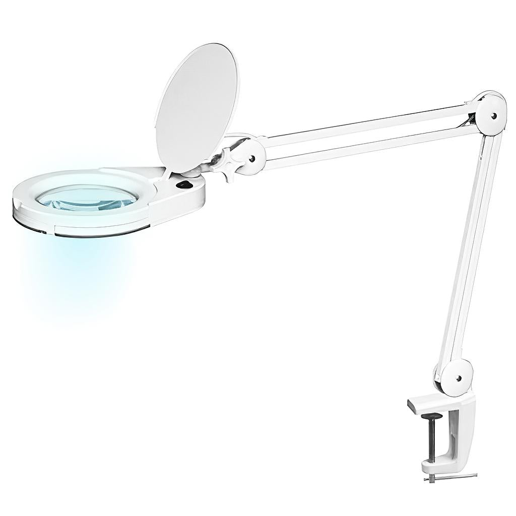 LED Magnifying Lamp with Desk/Bench Clamp - GreenLife-Magnifying Lamp