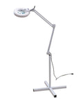 LED 5X Rolling Magnifying Lamp with Adjustable Arms and Rolling stand - GreenLife-Magnifying Lamp