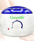 Hair Removal Wax Warmer Kit (Hard wax + Spatula) - GreenLife-115211F