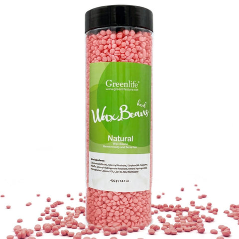 Canned Wax 400g Hard Wax Beads For Hair Removal - Greenlife - CA$8.49 Lavender