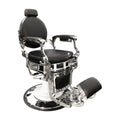 Greenlife ® Galaxy Premium Antique Salon Barber Chair - silver and black BC 501