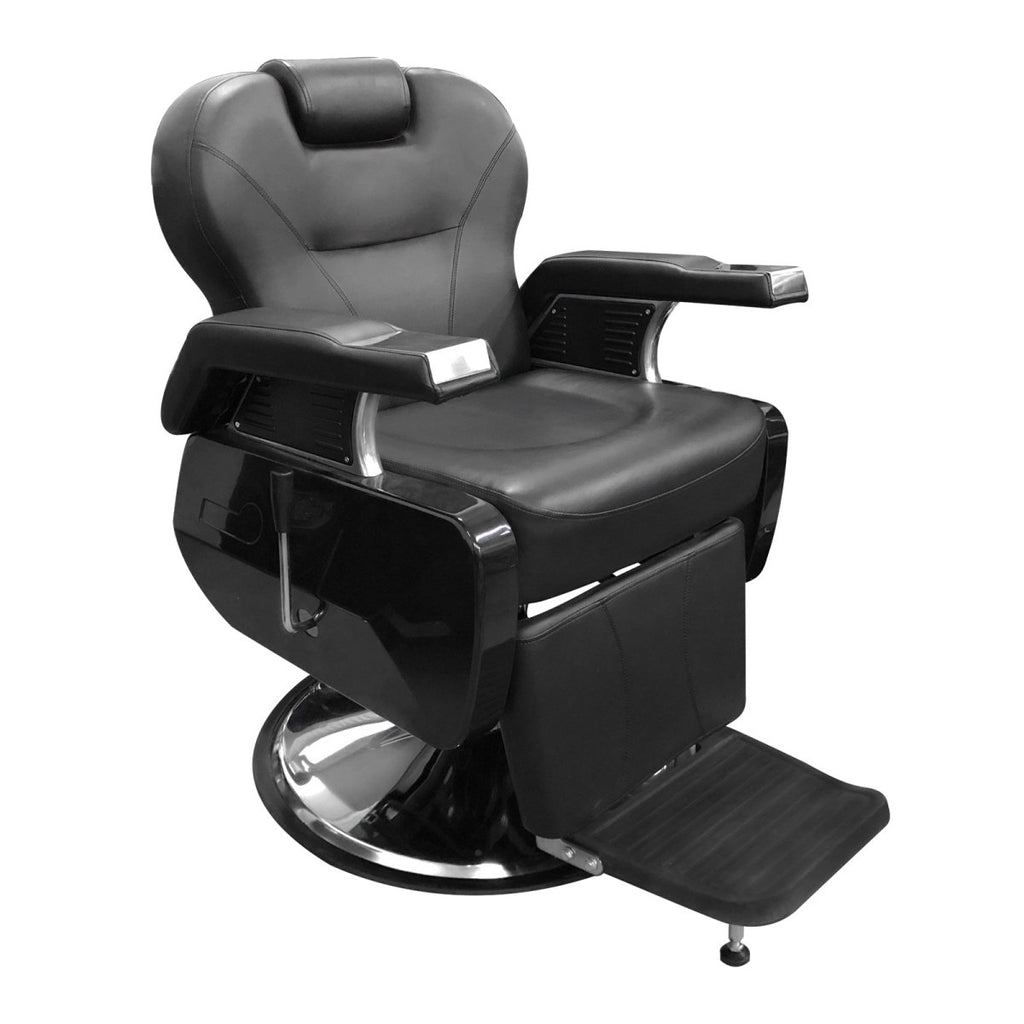 Premium Extra Wide Hydraulic Recline Barber Chair - BC 601 - GreenLife-Barber chair