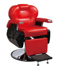 Luxury Hydraulic Recline Barber Chair FR-58041LC (Red+Black) - GreenLife-121602A