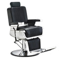 Advance Modern Recline Barber chair Black & Silver