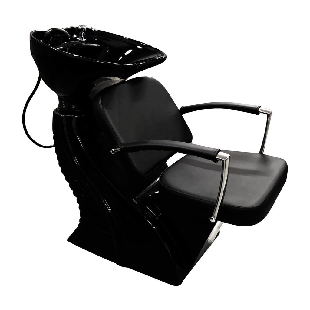 Shampoo Chair With Adjustable Porcelain Bowl - SU 711 - GreenLife-Shampoo Unit