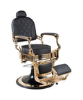Luxury Vintage Barber Chair FR-58039HC (Gold & Black) - GreenLife-121921A