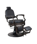 Luxury Vintage Barber Chair FR-58032HC (Black & Brown) - GreenLife-Barber chair