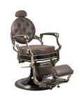 Luxury Vintage Barber Chair FR-58024HC (Brown+Bronze) - GreenLife-121944A