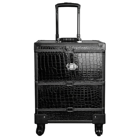 Aluminum Cosmetic Makeup Trolley Case - GreenLife-Beauty Supplies