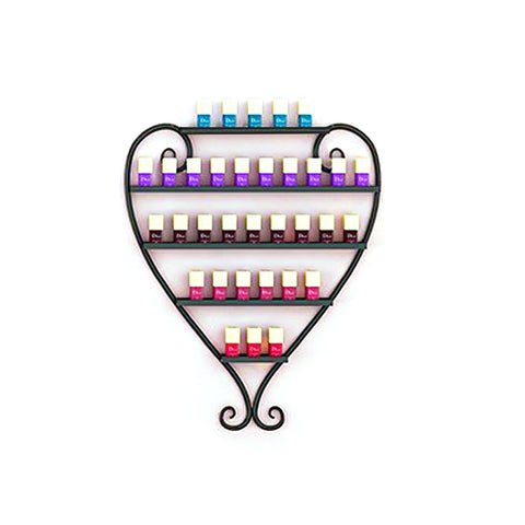 Nail Polish Heart Wall Rack - GreenLife-Beauty Supplies