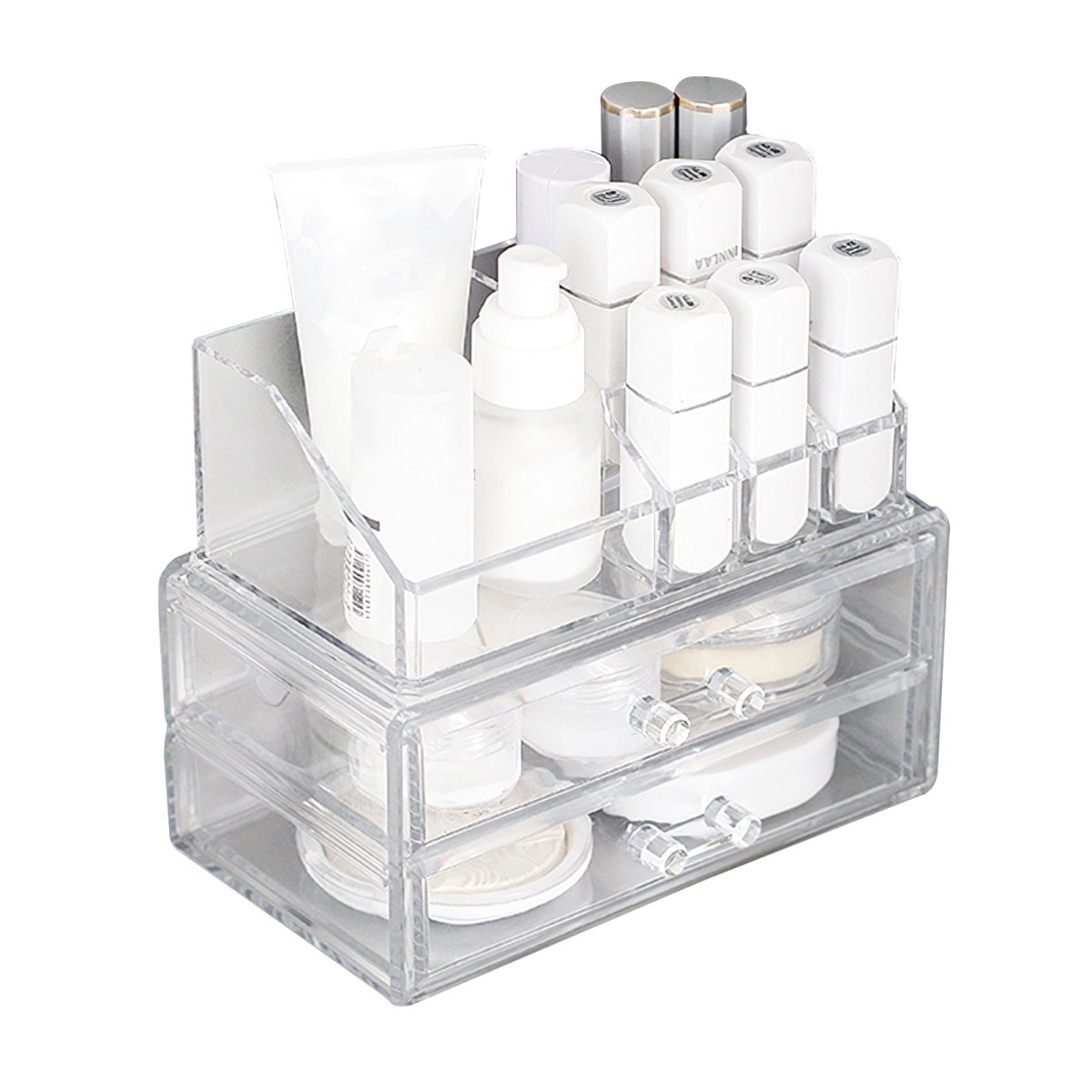 Makeup Collection Organizer Mini Size w/2 drawers (1063) - GreenLife-Beauty Supplies
