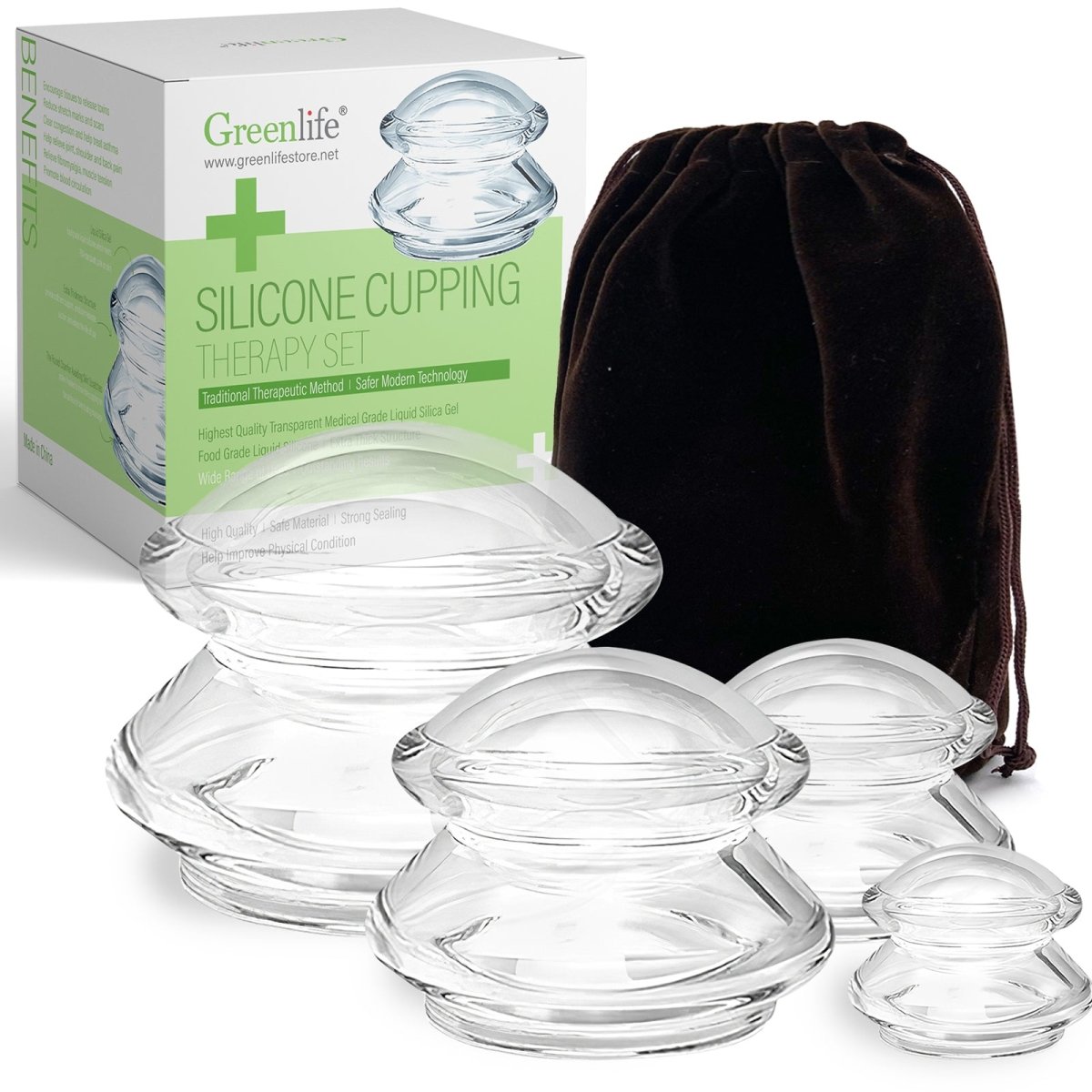 Silicone Cupping Device - GreenLife-Massage Supplies