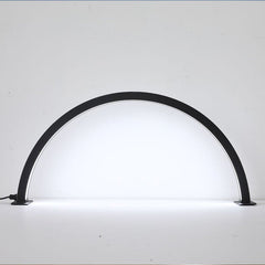 Half Moon LED Adjustable Lamp for Beauty services 22inch - GreenLife-Magnifying Lamp