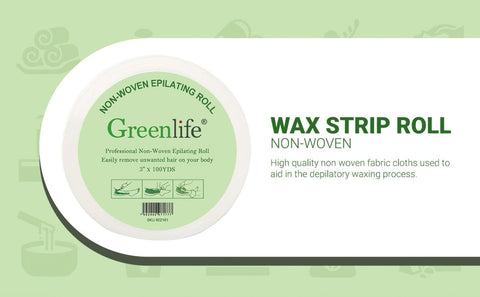 Nonwoven Wax Strip Roll - 100 yard - GreenLife-Wax Supplies
