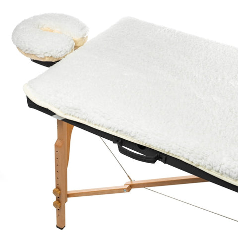 Fleece 2 Pieces Massage Table Pad Set - GreenLife-Bed Sheet