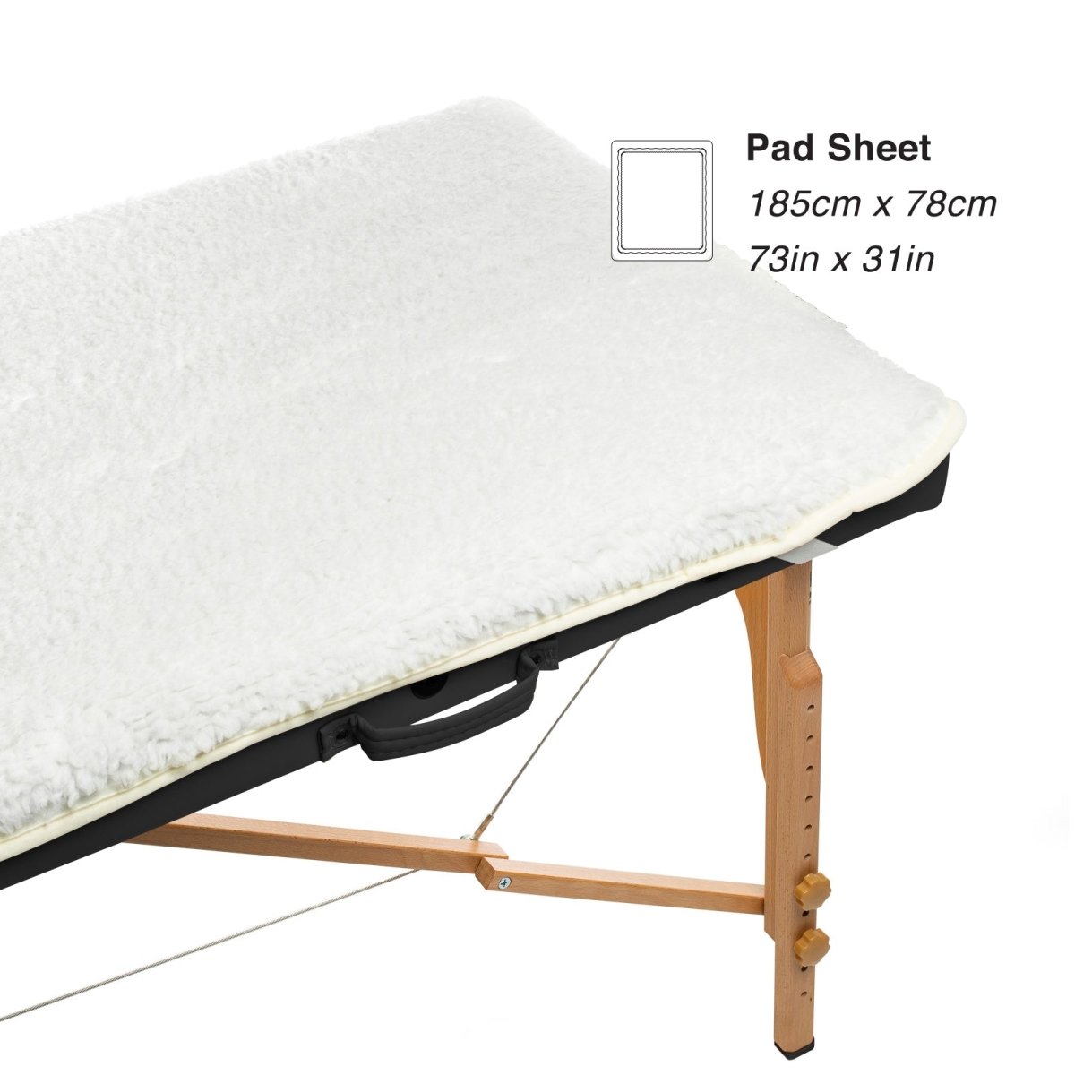 Fleece Massage Table Pad Sheet - GreenLife-Bed Sheet