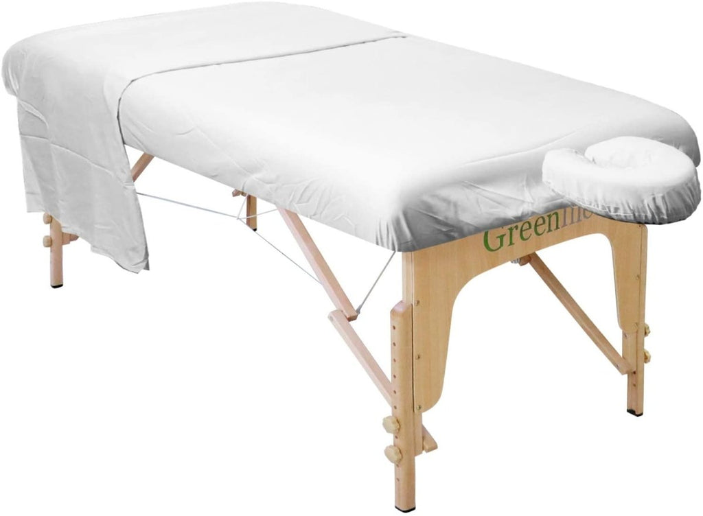 Microfiber 3 Pieces Massage Table Sheet Set - GreenLife-Sheet Set