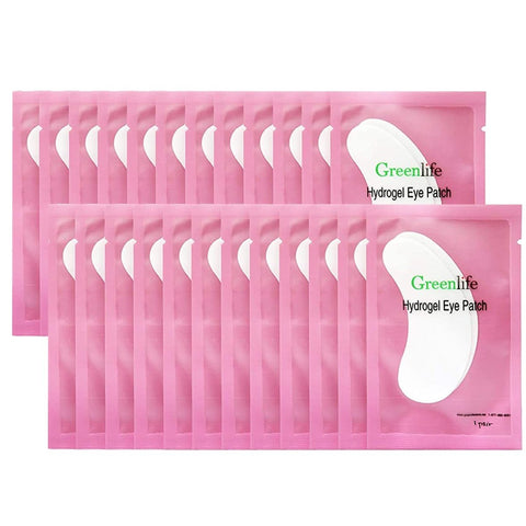 Eye gel patches for eyelash extensions (black) - GreenLife-Eyelash Supplies