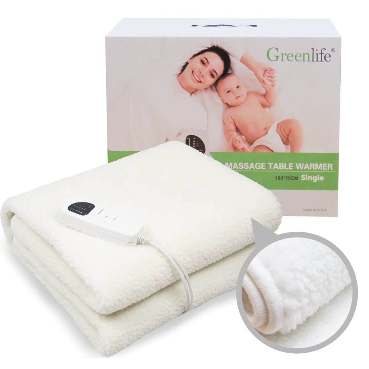 Massage Table Warmer – Five Heat Settings - GreenLife-Warmer Pad