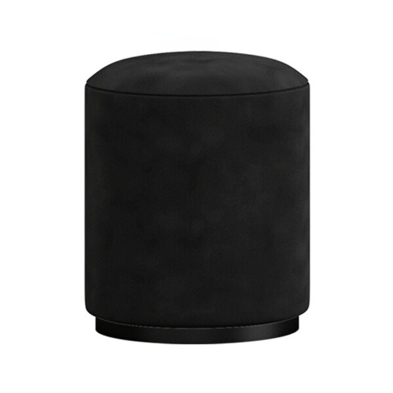 Black Round Stool with Chic Design - GreenLife-