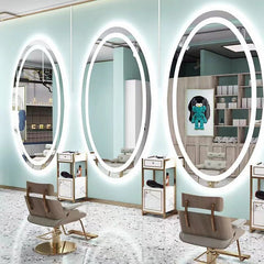 Ellipse Oval LED Salon Mirror - GreenLife-salon Mirror