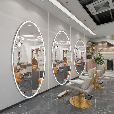 Ellipse Oval LED Salon Mirror - GreenLife-salon Mirror