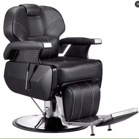 Premium Extra Wide Hydraulic Recline Barber Chair - GreenLife-Barber chair