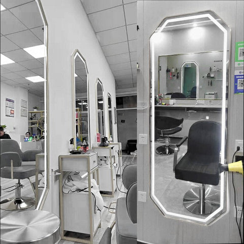 Lyra Octagon LED Salon Mirror - GreenLife-salon Mirror