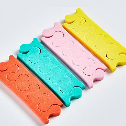 Toe Separators (100 pairs per package with random colors) - GreenLife-Manicure Supplies